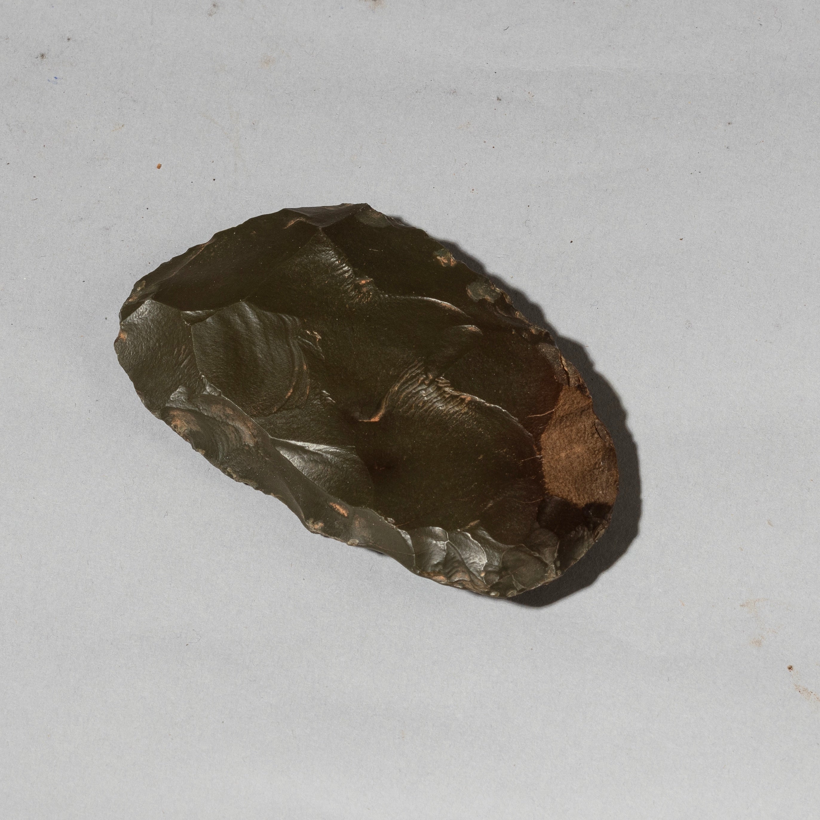 A STRIKING GREEN NEOLITHIC STONE TOOL FROM SAHARA ( No 4465 )