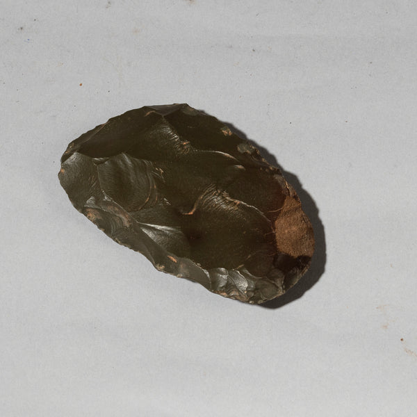 A STRIKING GREEN NEOLITHIC STONE TOOL FROM SAHARA ( No 4465 )
