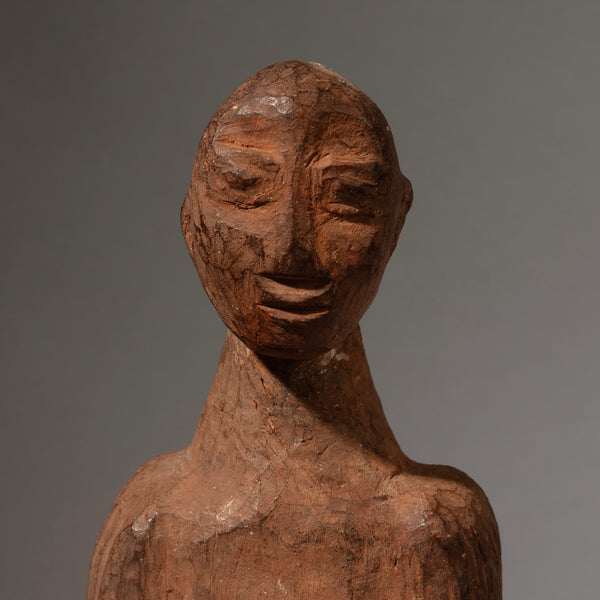 AN  ARTISTIC  HALF BIRD HALF HUMAN STATUE ALTAR FIGURE  FROM EWE TRIBE, GHANA ( No 4509)