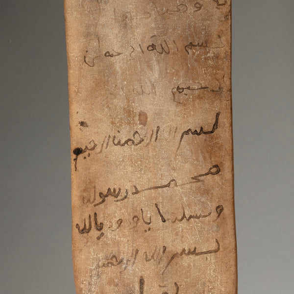A TRADITIONAL WOODEN WRITING BOARD FROM HAUSA TRIBE NIGERIA ( No 4487