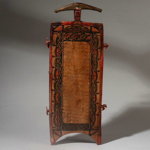 A REFINED MAGIC SQUARE WRITING BOARD FROM HAUSA TRIBE NIGERIA ( No 4472 )