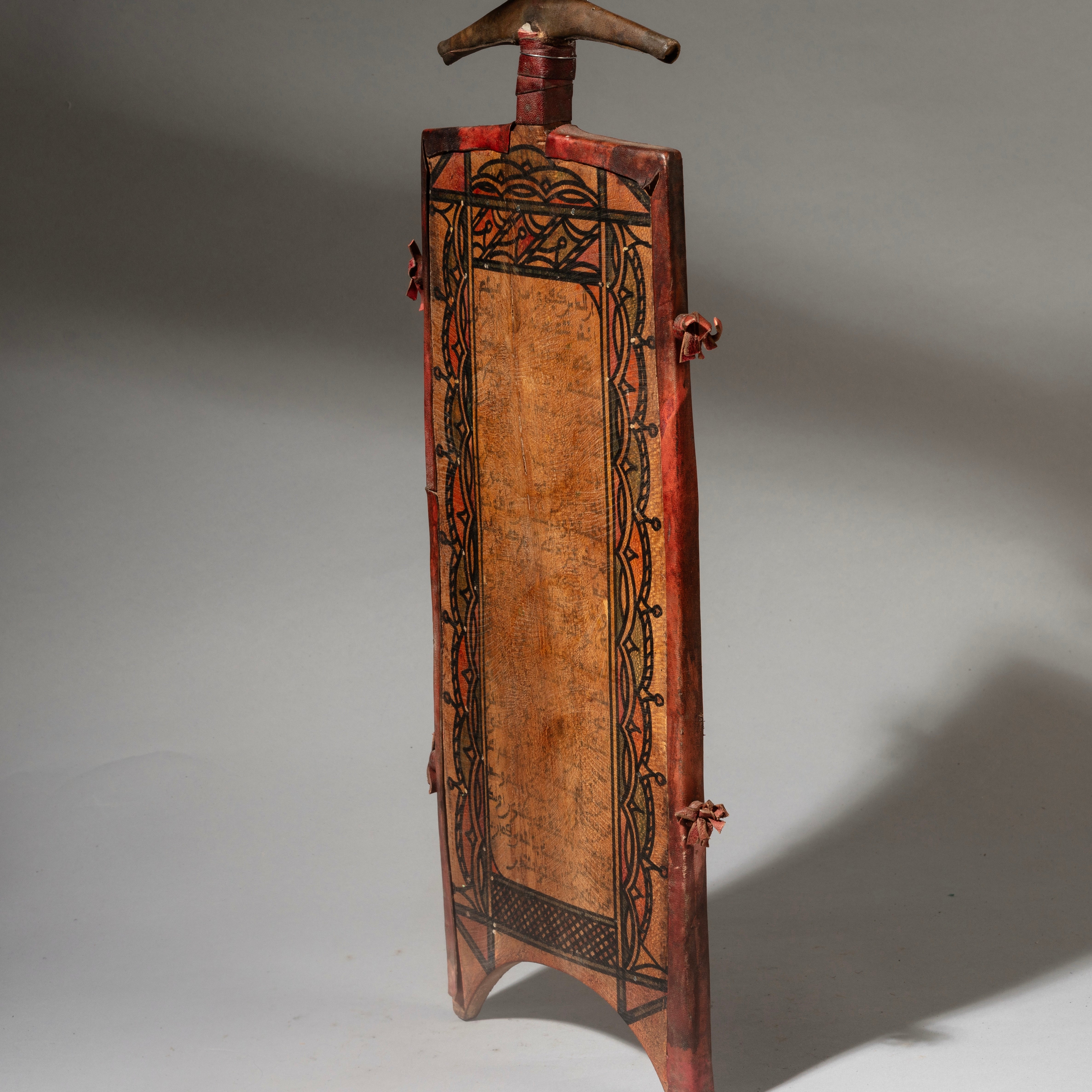 A REFINED MAGIC SQUARE WRITING BOARD FROM HAUSA TRIBE NIGERIA ( No 4472 )