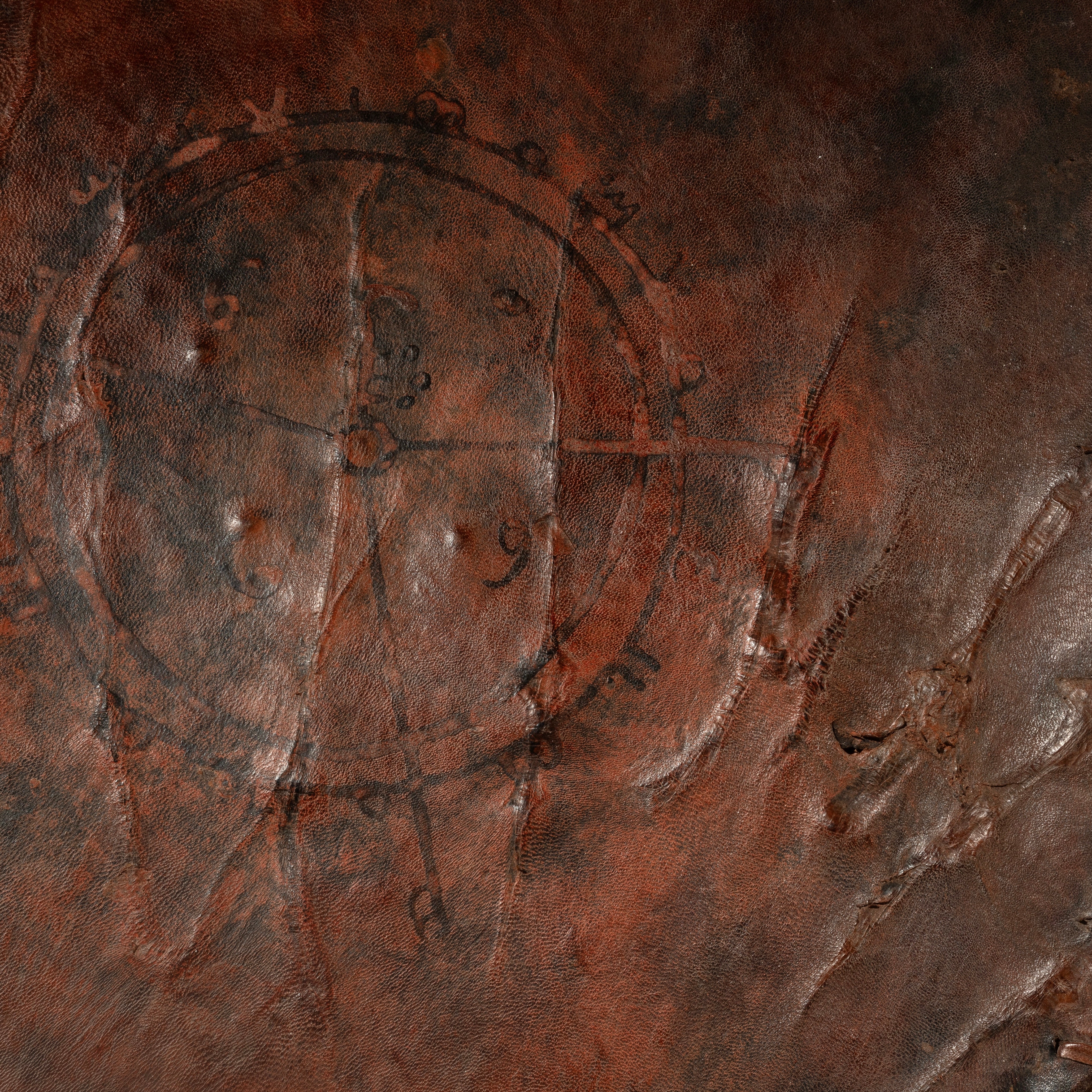 A BIZARRE LEATHER FETISH FROM HAUSA TRIBE OF NIGERIA, W. AFRICA (No 4500)