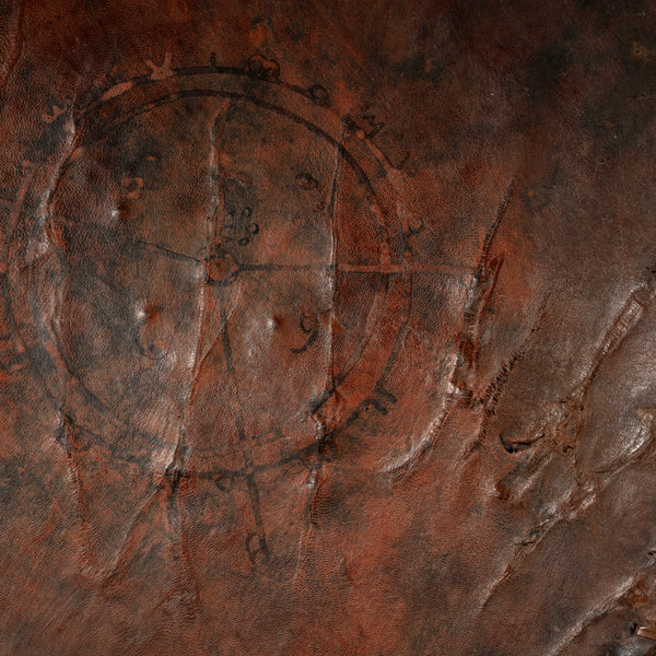A BIZARRE LEATHER FETISH FROM HAUSA TRIBE OF NIGERIA, W. AFRICA (No 4500)