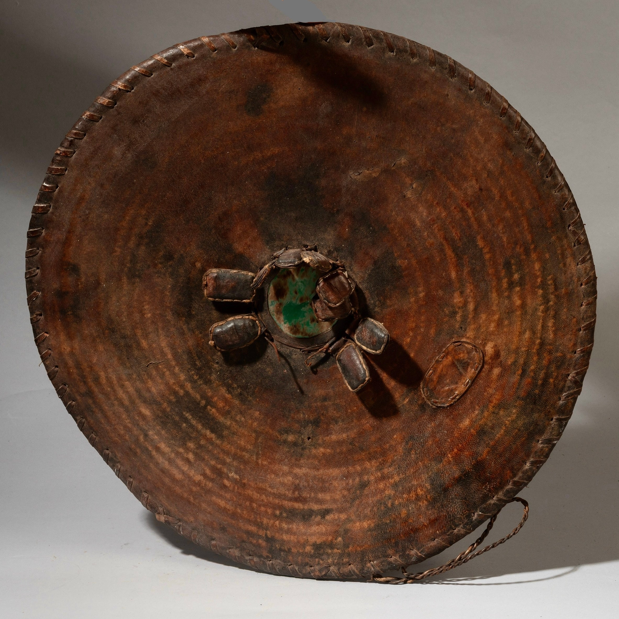 A BIZARRE LEATHER FETISH FROM HAUSA TRIBE OF NIGERIA, W. AFRICA (No 4500)