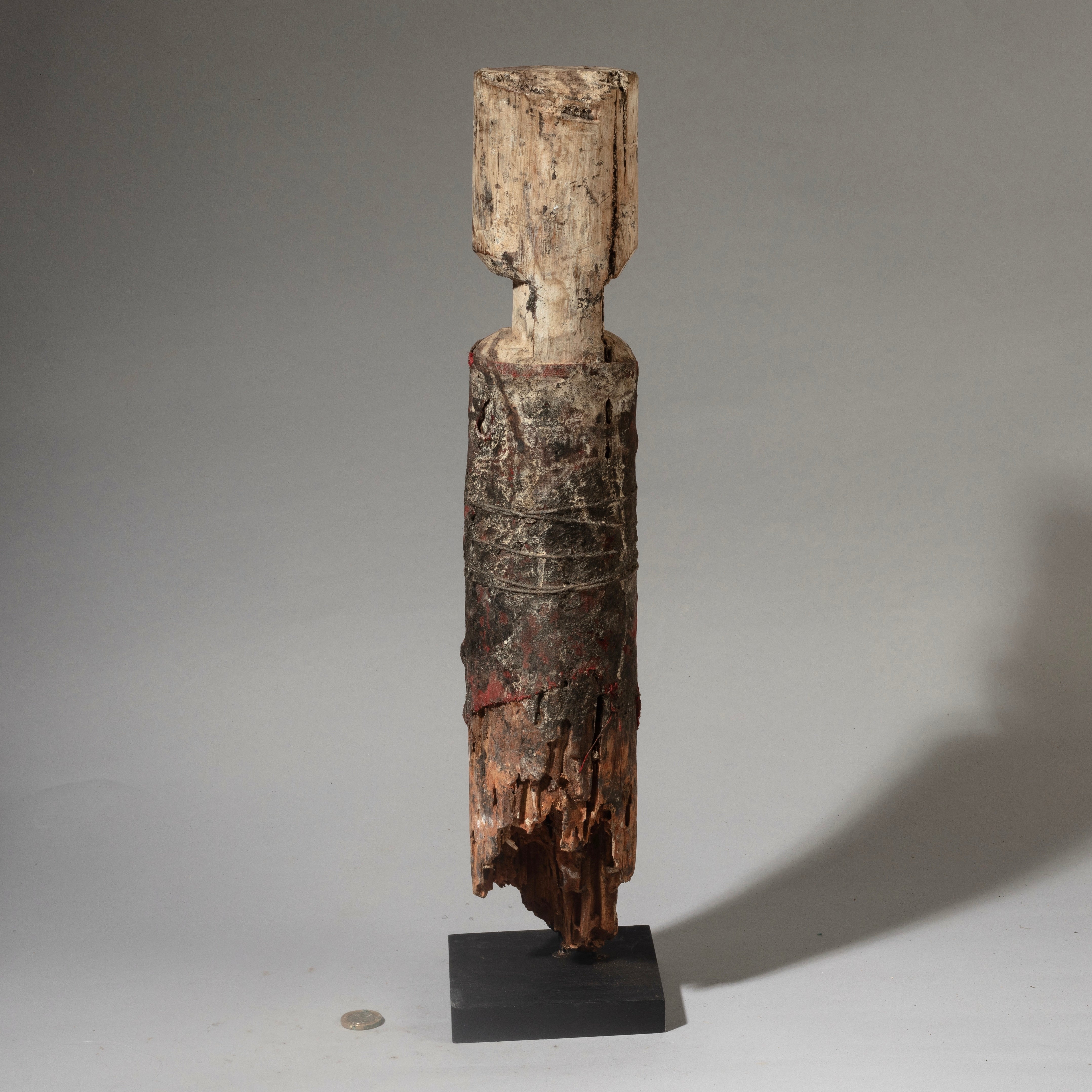 A LARGE ANTIQUE ALTAR FIGURE FROM EWE TRIBE OF TOGO W AFRICA  ( No 4490 )