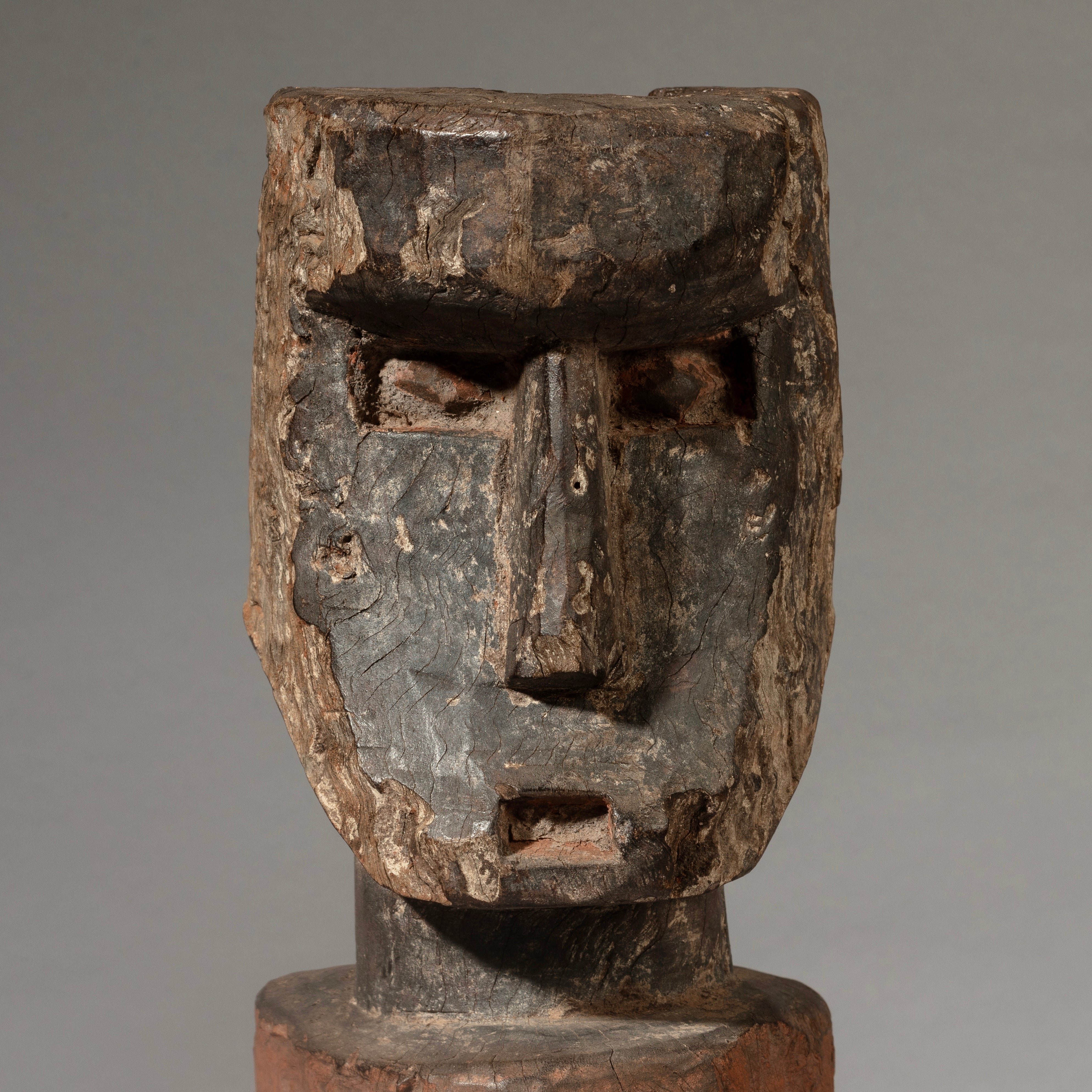 A LARGE UNUSUAL DOUBLE FACED ALTAR FIGURE, EWE TRIBE OF GHANA ( No 4488 )