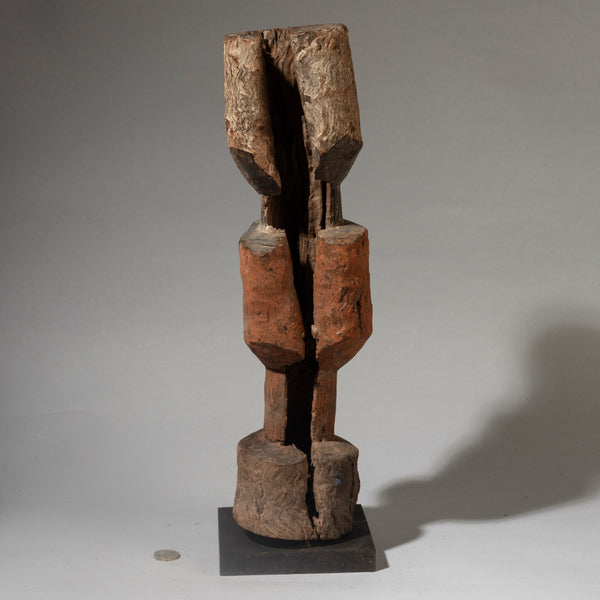A LARGE UNUSUAL DOUBLE FACED ALTAR FIGURE, EWE TRIBE OF GHANA ( No 4488 )