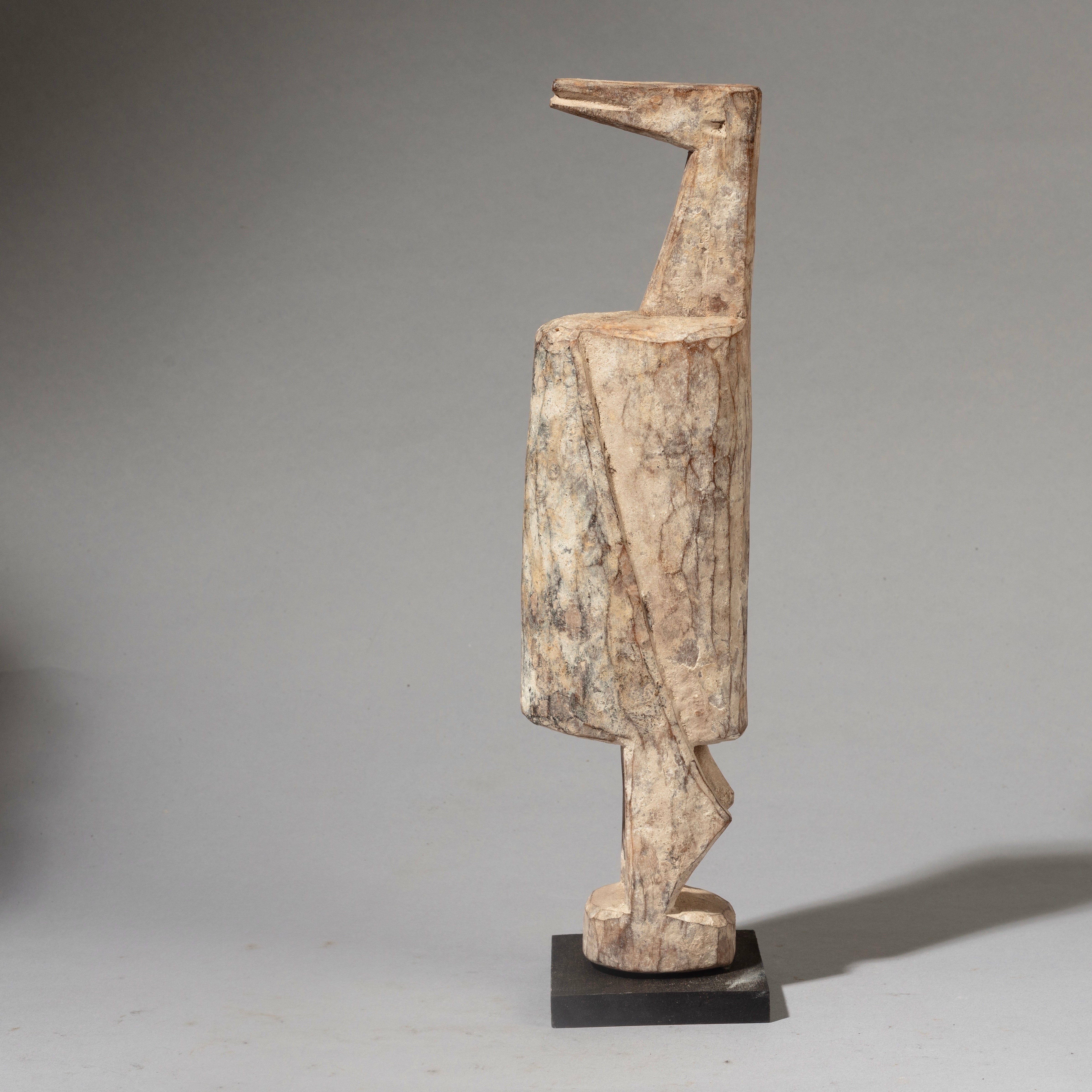 A HIGHLY STYLISED BIRD NATURE SPIRIT, ADAN TRIBE GHANA ( No 4455 )