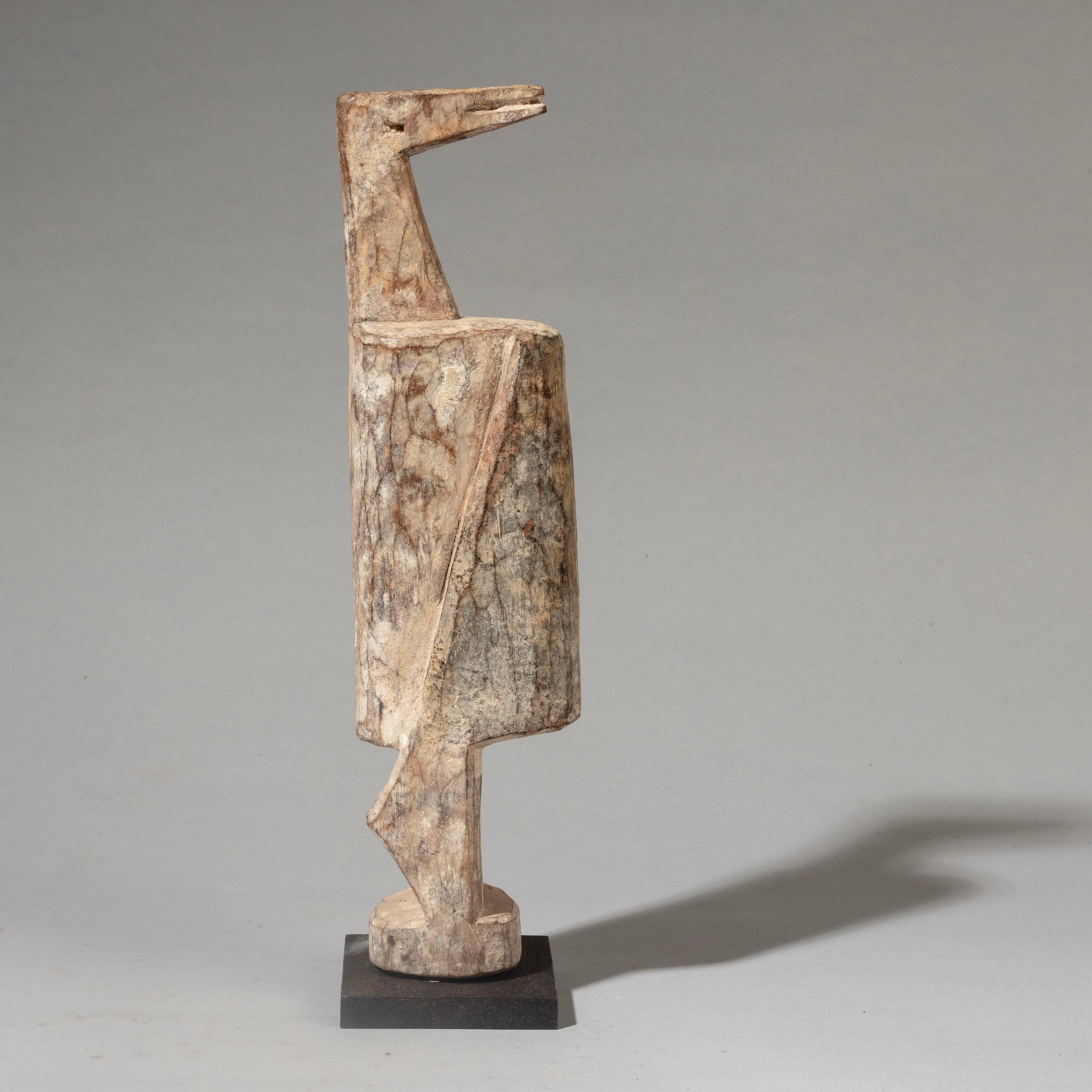 A HIGHLY STYLISED BIRD NATURE SPIRIT, ADAN TRIBE GHANA ( No 4455 )