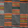 A PRETTY GREY/BLUE PATTERNED WOMANS CLOTH, EWE TRIBE GHANA ( No 4530 )