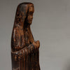 AN ANTIQUE, 80cm HOLY MARY STATUE, MAKONDE TRIBE OF TANZANIA ( No 4543 )
