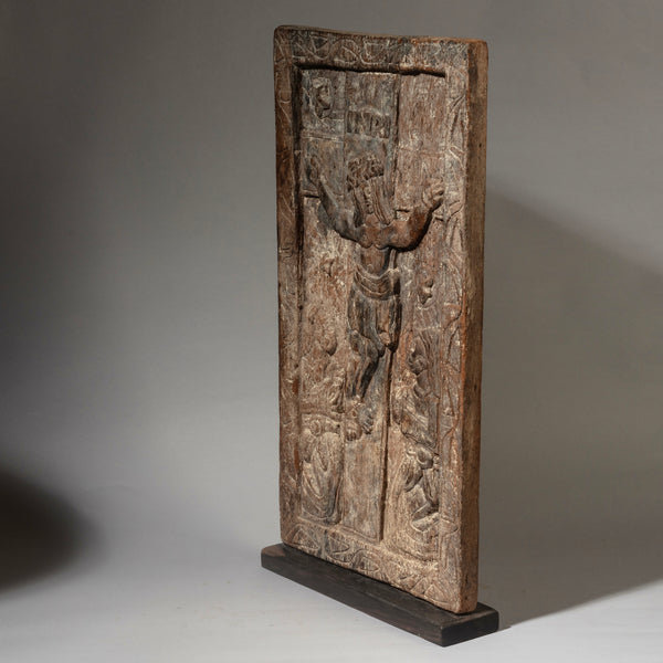 A RARE LARGE JESUS PLAQUE, EWE TRIBE GHANA  ( No 4526 )