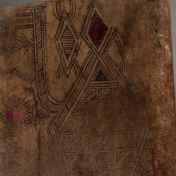 A LARGE MAGIC SQUARE WRITING BOARD FROM HAUSA TRIBE NIGERIA ( No 4471 )