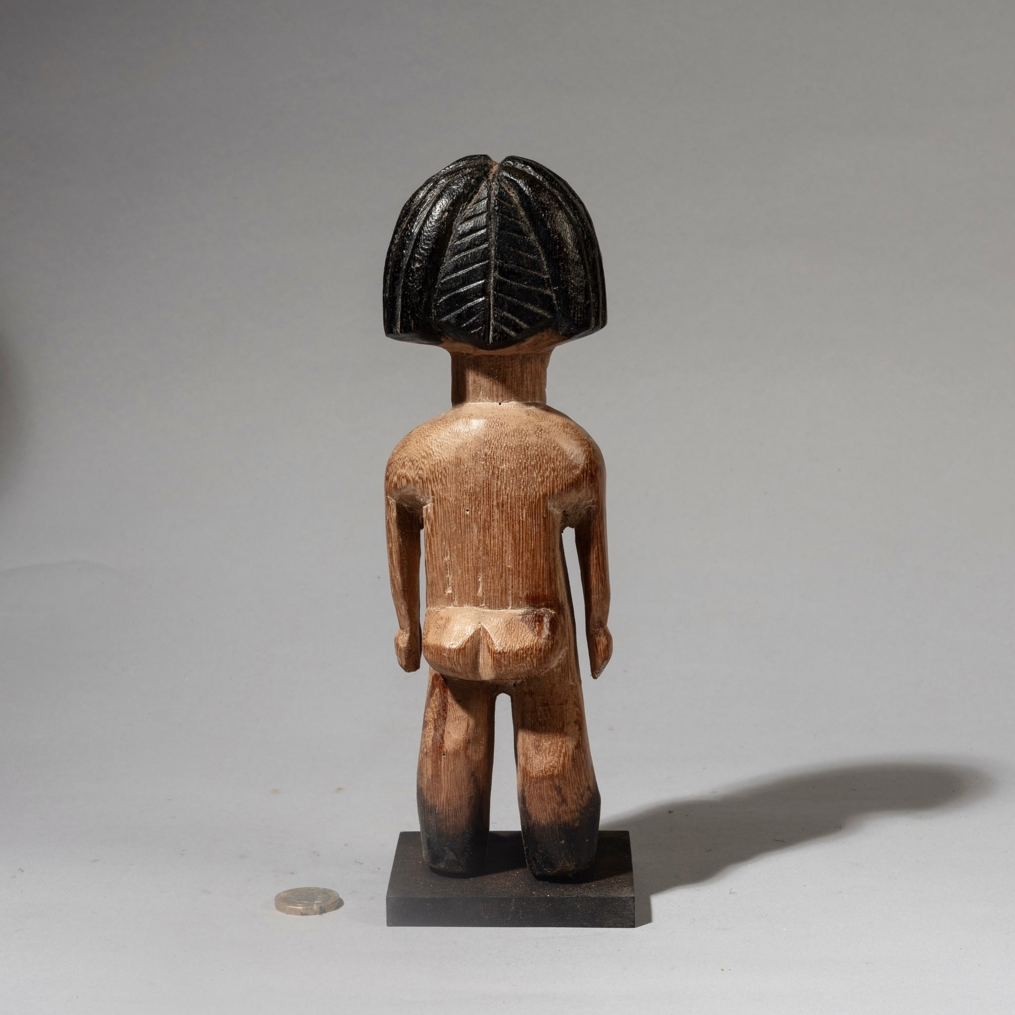 A WELL PATINATED VENAVI TWIN DOLL, EWE TRIBE OF GHANA W.AFRICA ( No 4463 )