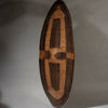 A STUNNING NATURAL FIBRE SHIELD FROM THE NGOMBE TRIBE OF THE CONGO, EX UK COLLECTION  [ No 4544 )