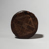 AY SOFT, ENGRAVED WOODEN LIP PLUG FROM THE SURI TRIBE OF ETHIOPIA E.AFRICA ( No 4568 )