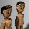 A LOVELY PAIR OF EWE VENAVI DOLLS FROM GHANA ( No 4563 )
