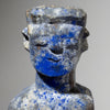 A RELATIONSHIP BLUE PIGMENT POWER OBJECT EWE TRIBE FROM GHANA( No 4557 )