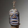 A LARGE IMPOSING BLUE PIGMENT POWER FIGURE, EWE TRIBE OF GHANA ( No 4556)