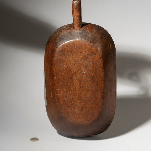 A UNIQUELY REPAIRED, WELL PATINATED BOWL, FROM TUTSI TRIBE OF RWANDA ( No 4338 )