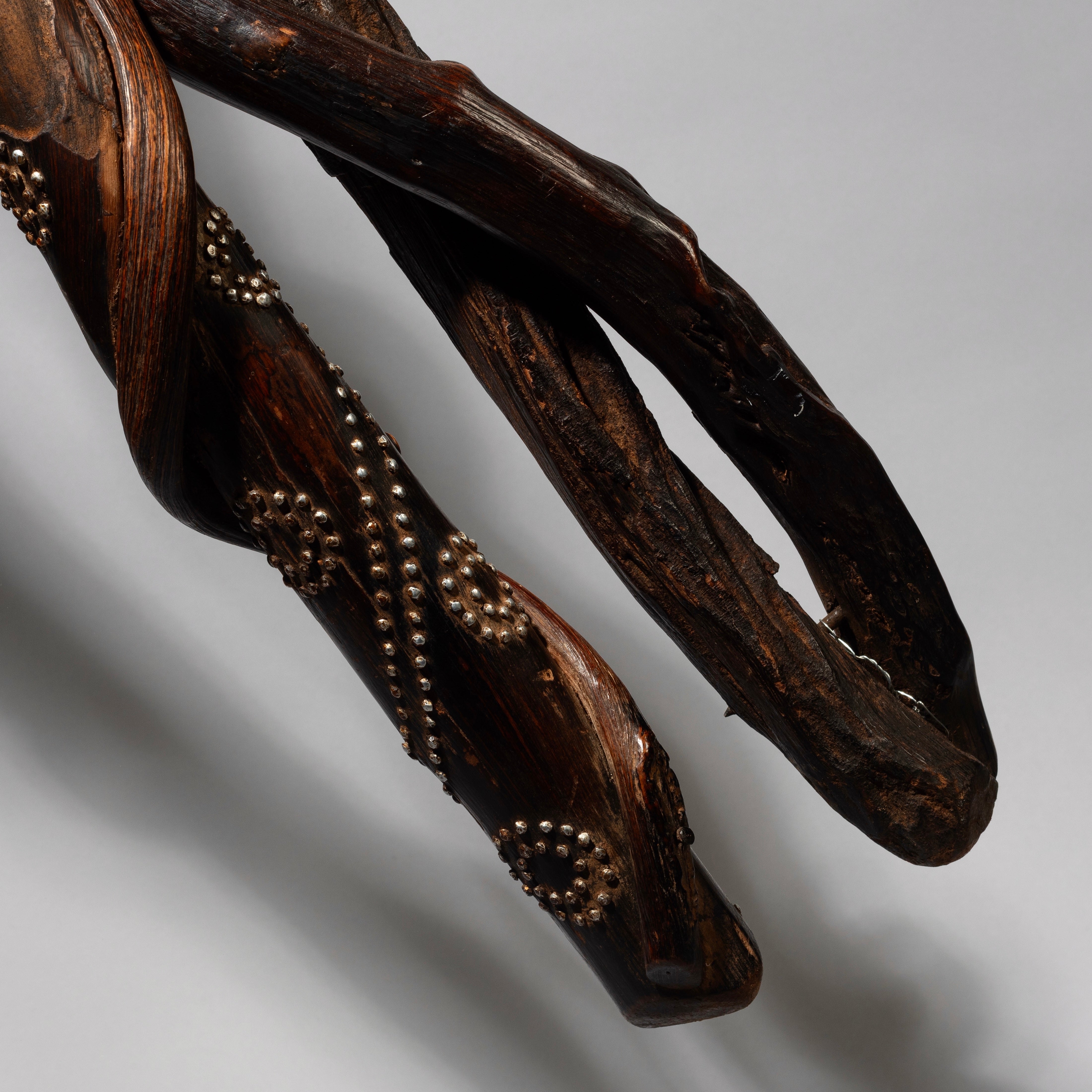 A RARE PAIR OF TRADITIONAL WEDDING STAFFS FROM EAST AFRICA   [ No 4575 )