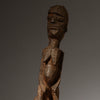 A UNIQUE ARTISTIC LARGE LOBI THIL FIGURE WITH TRIPOD FROM BURKINA FASO ( No 4576 )