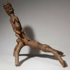 A UNIQUE ARTISTIC LARGE LOBI THIL FIGURE WITH TRIPOD FROM BURKINA FASO ( No 4576 )