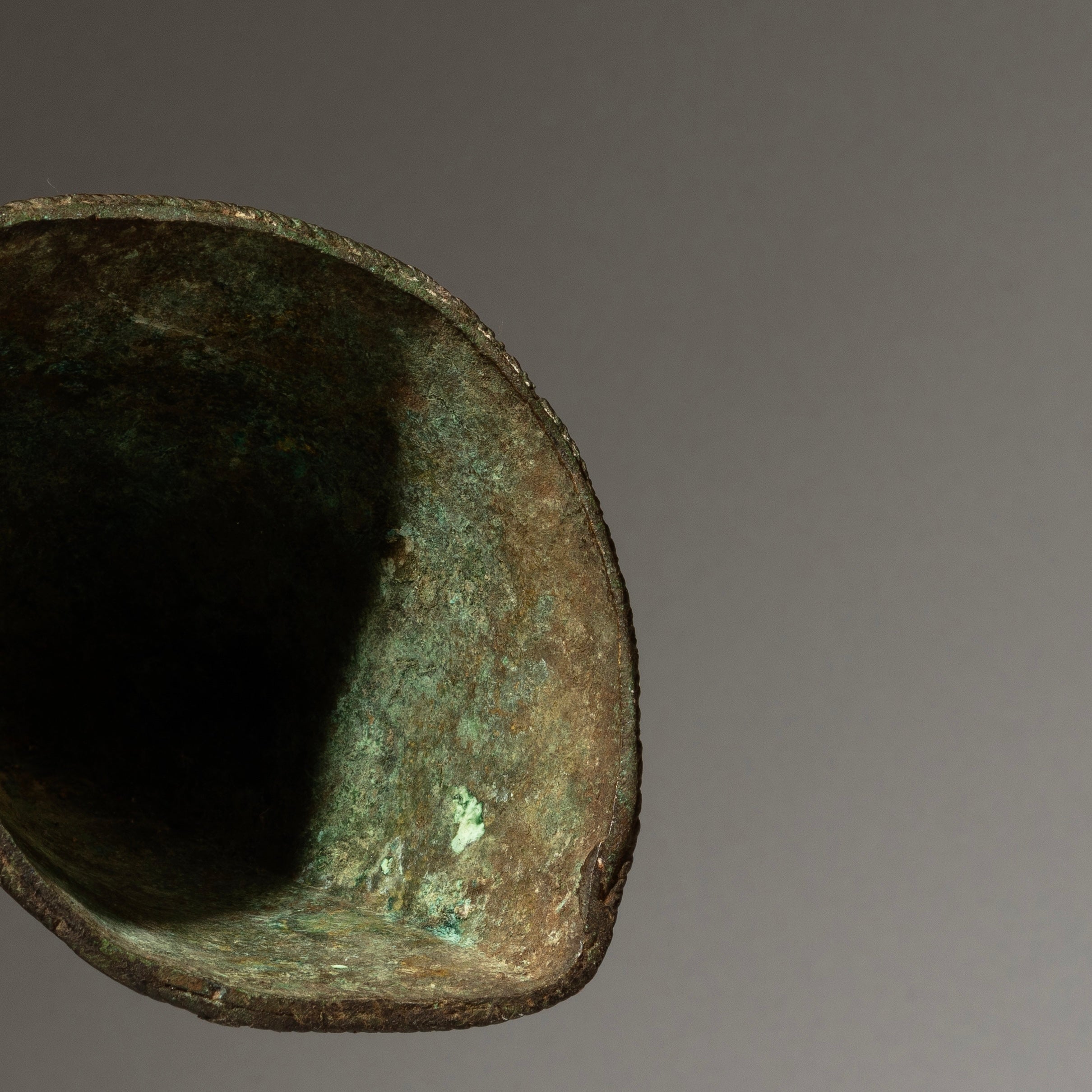 A 19THC REFINED FIGURATIVE DIVINATION BELL FROM YORUBA TRIBE OF NIGERIA( No 4580 )