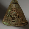 A 19THC REFINED FIGURATIVE DIVINATION BELL FROM YORUBA TRIBE OF NIGERIA( No 4580 )