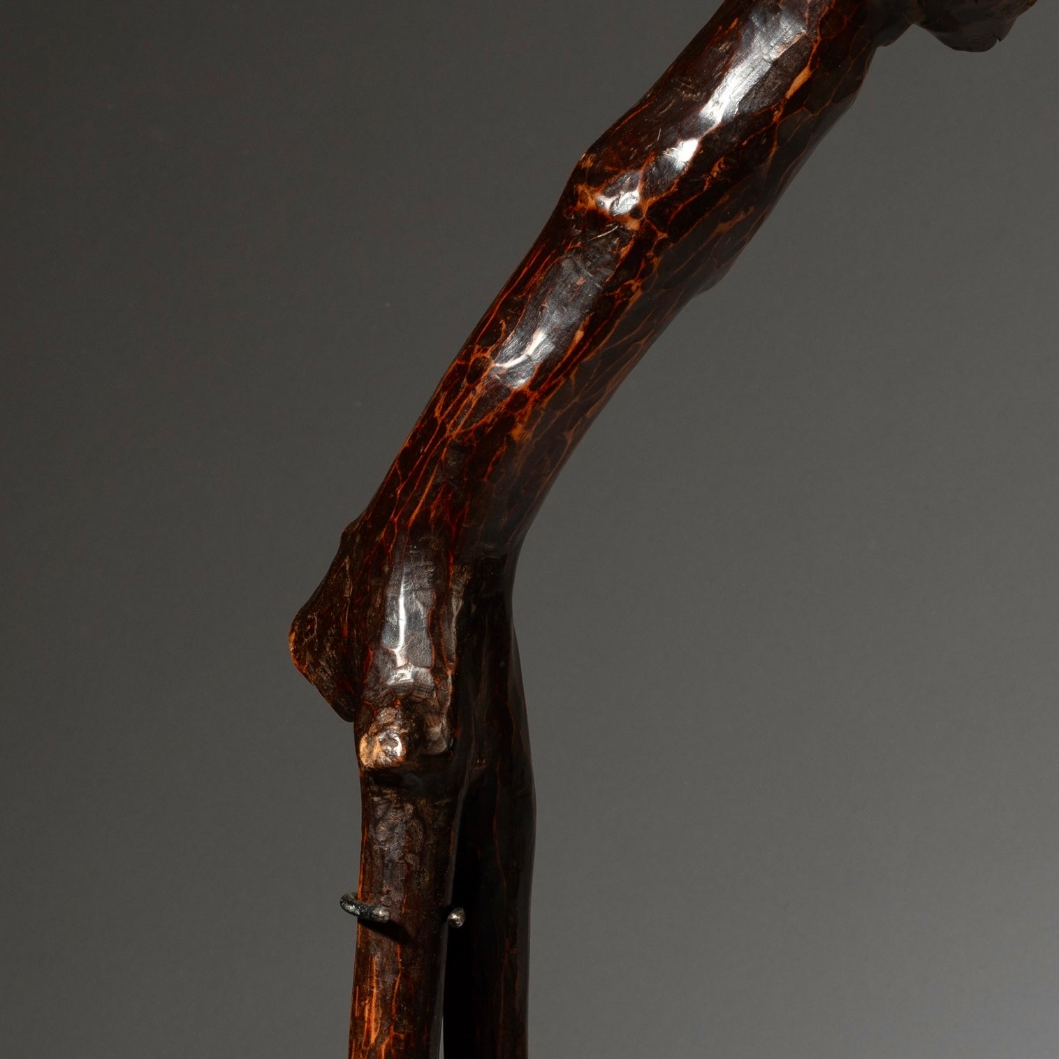 A GLOSSY +SCULPTURAL ALTAR FIGURE, BARI TRIBE OF EAST AFRICA  ( No 4574)