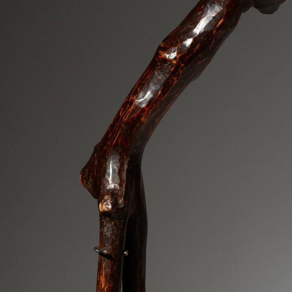 A GLOSSY +SCULPTURAL ALTAR FIGURE, BARI TRIBE OF EAST AFRICA  ( No 4574)