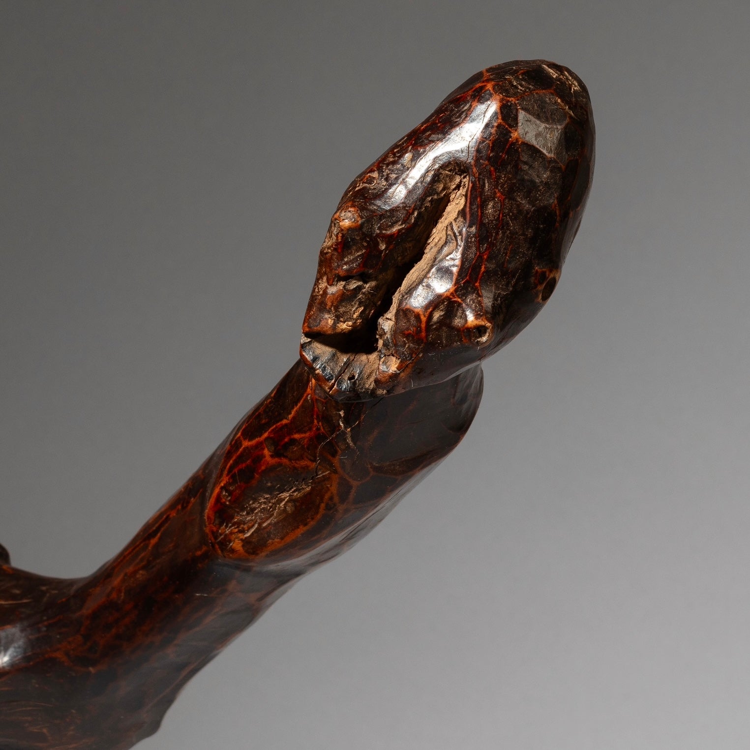 A GLOSSY +SCULPTURAL ALTAR FIGURE, BARI TRIBE OF EAST AFRICA  ( No 4574)