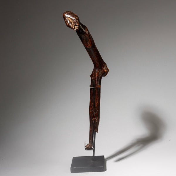 A GLOSSY +SCULPTURAL ALTAR FIGURE, BARI TRIBE OF EAST AFRICA  ( No 4574)