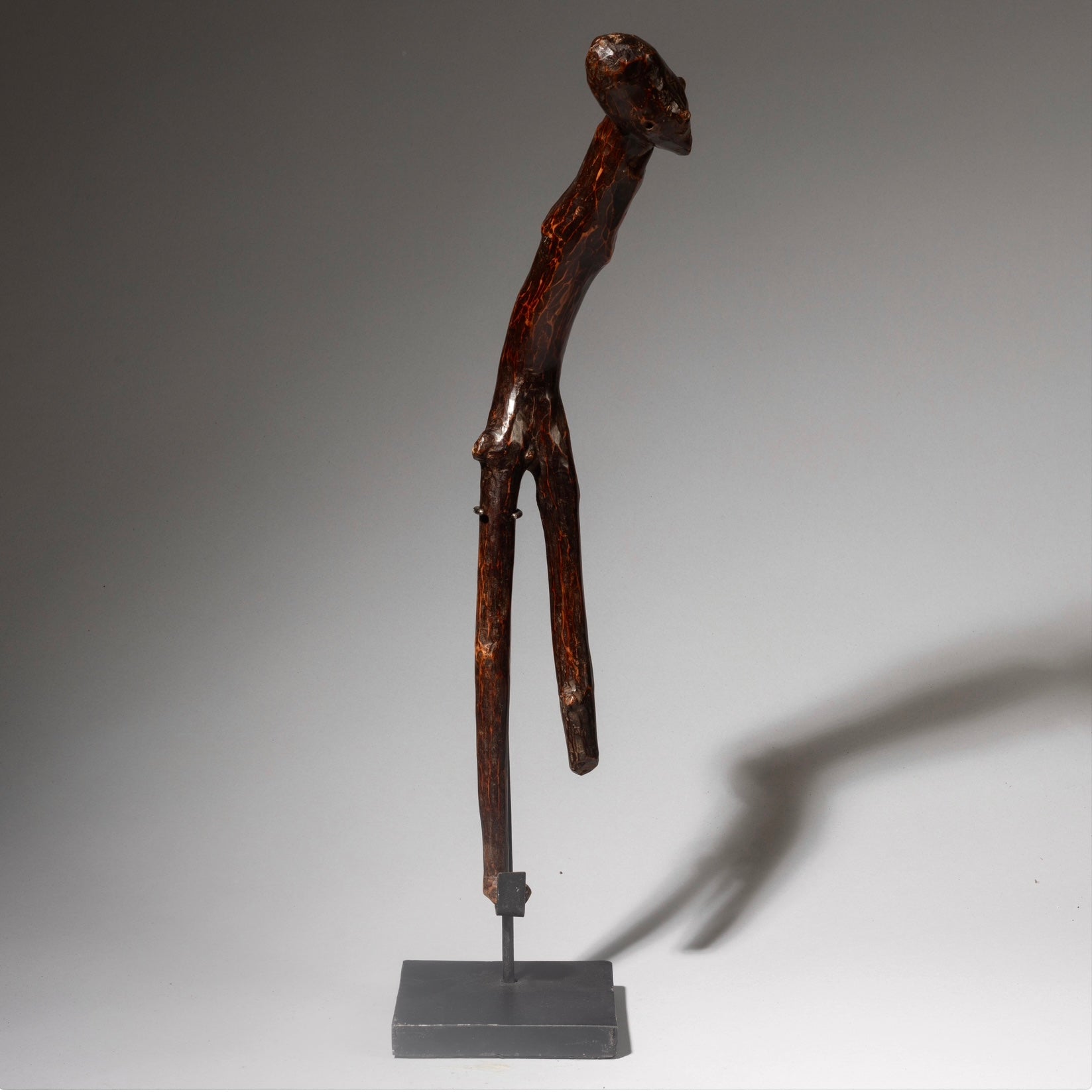 A GLOSSY +SCULPTURAL ALTAR FIGURE, BARI TRIBE OF EAST AFRICA  ( No 4574)