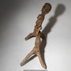 A UNIQUE ARTISTIC LARGE LOBI THIL FIGURE WITH TRIPOD FROM BURKINA FASO ( No 4576 )