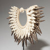 A SCALLOP SHELL MINIATURE COLLAR FROM PAPUA NEW GUINEA( No 4604 )