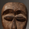 A PRECISE PASSPORT MASK WITH REMNANTS OF PIGMENT , LEGA TRIBE CONGO ( No 4598)
