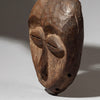 A PRECISE PASSPORT MASK WITH REMNANTS OF PIGMENT , LEGA TRIBE CONGO ( No 4598)
