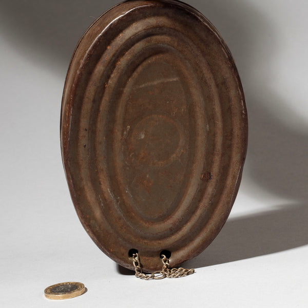 A VINTAGE  THUMB PIANO MADE FROM AN OLD  TIN FROM CONGO , EX Uk COLL ( No 4620 )