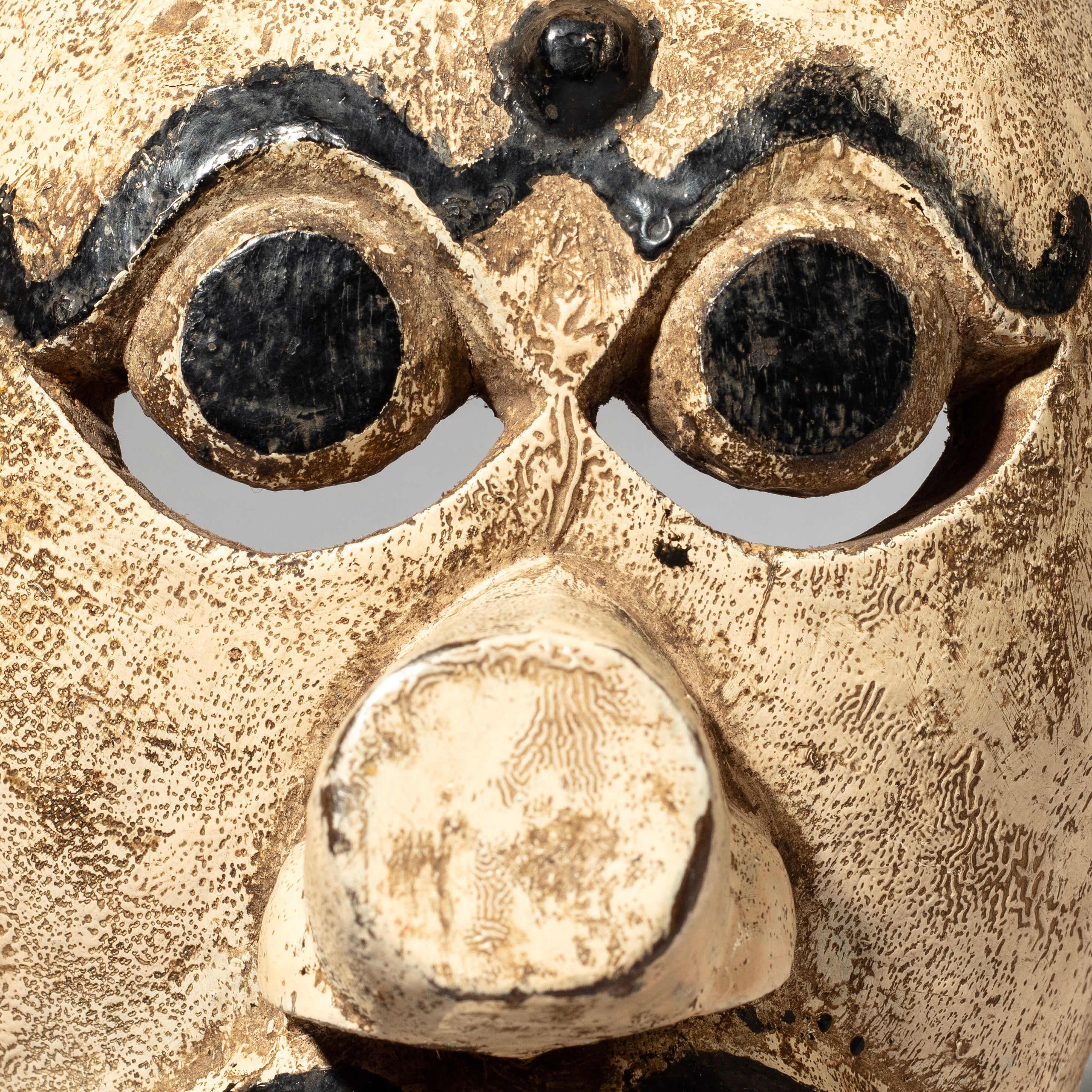 A CHARMING AND COMICAL TOPENG MASK FROM JAVA INDONESIA ( No 4646)