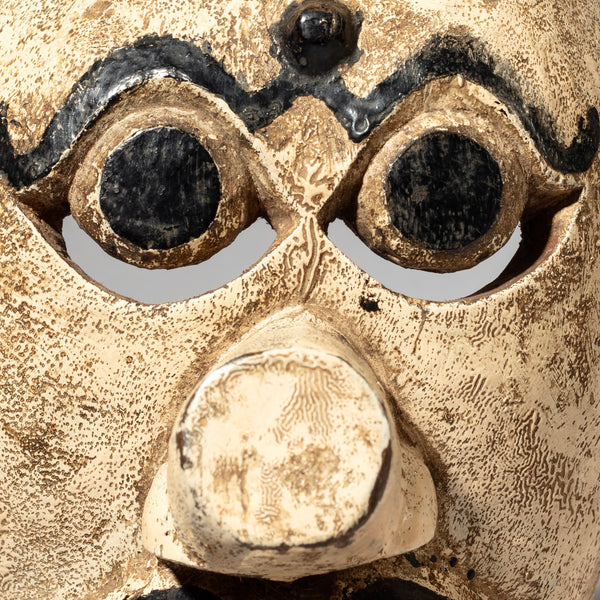 A CHARMING AND COMICAL TOPENG MASK FROM JAVA INDONESIA ( No 4646)