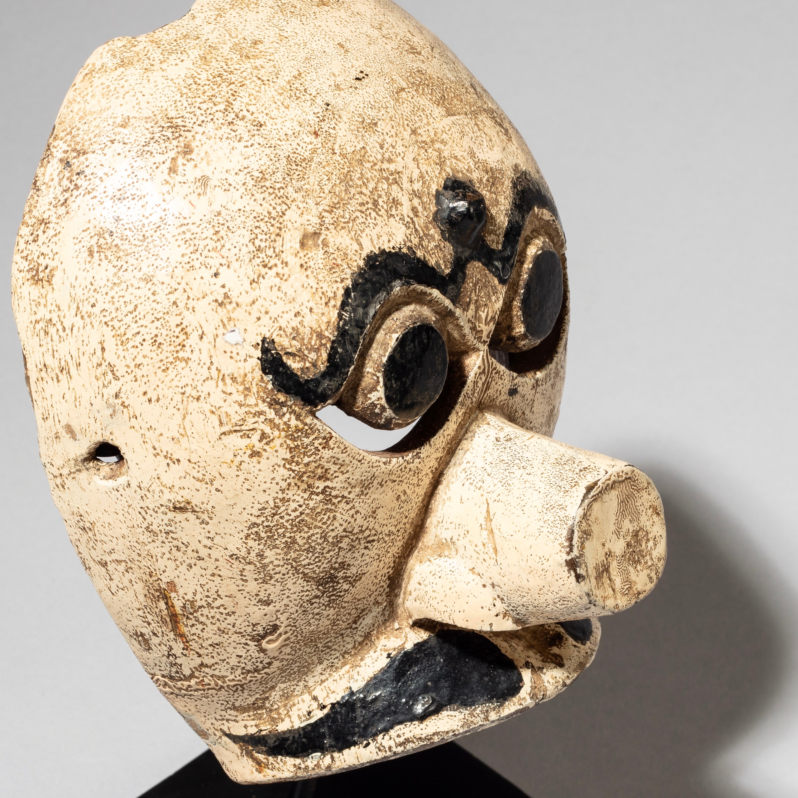 A CHARMING AND COMICAL TOPENG MASK FROM JAVA INDONESIA ( No 4646)