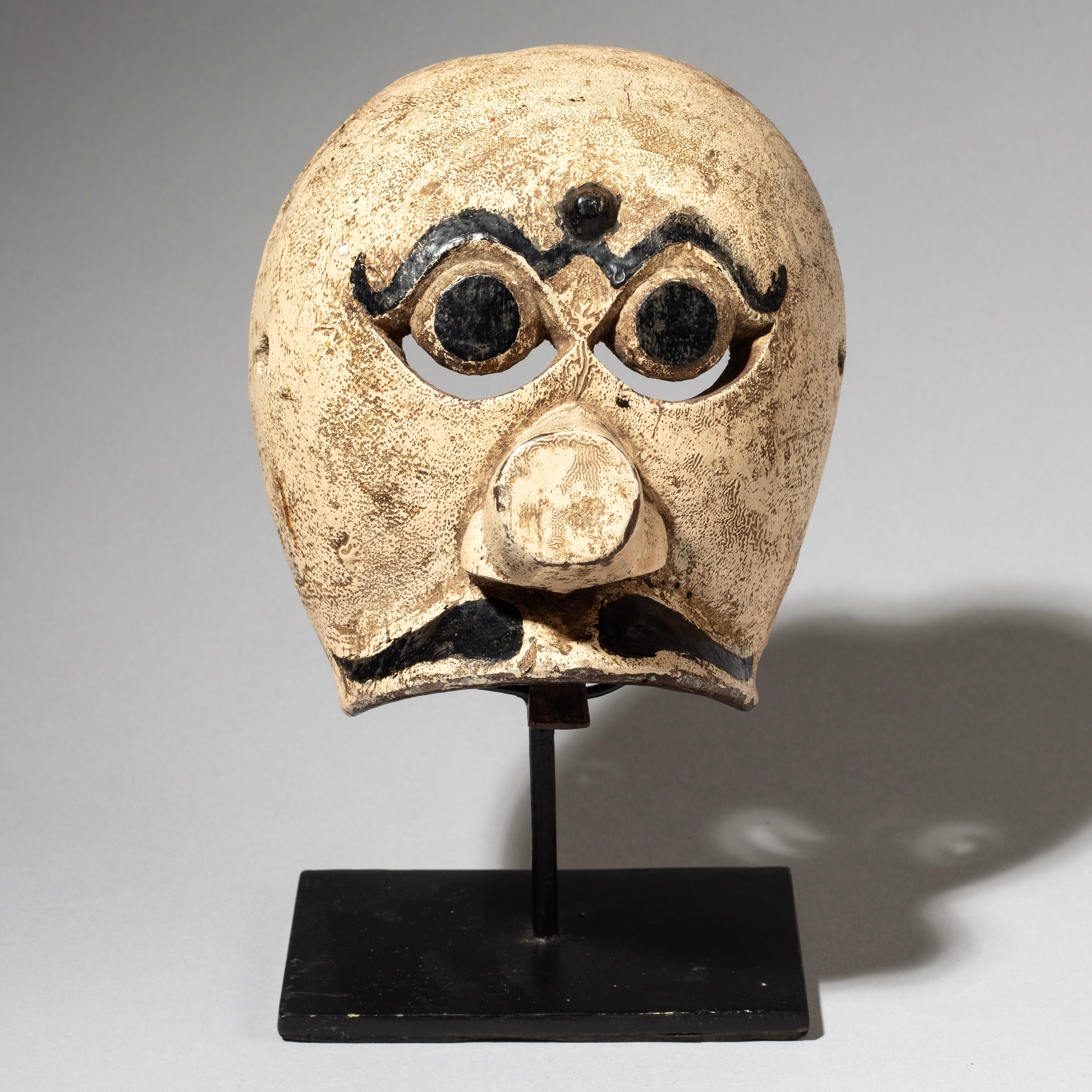 A CHARMING AND COMICAL TOPENG MASK FROM JAVA INDONESIA ( No 4646)