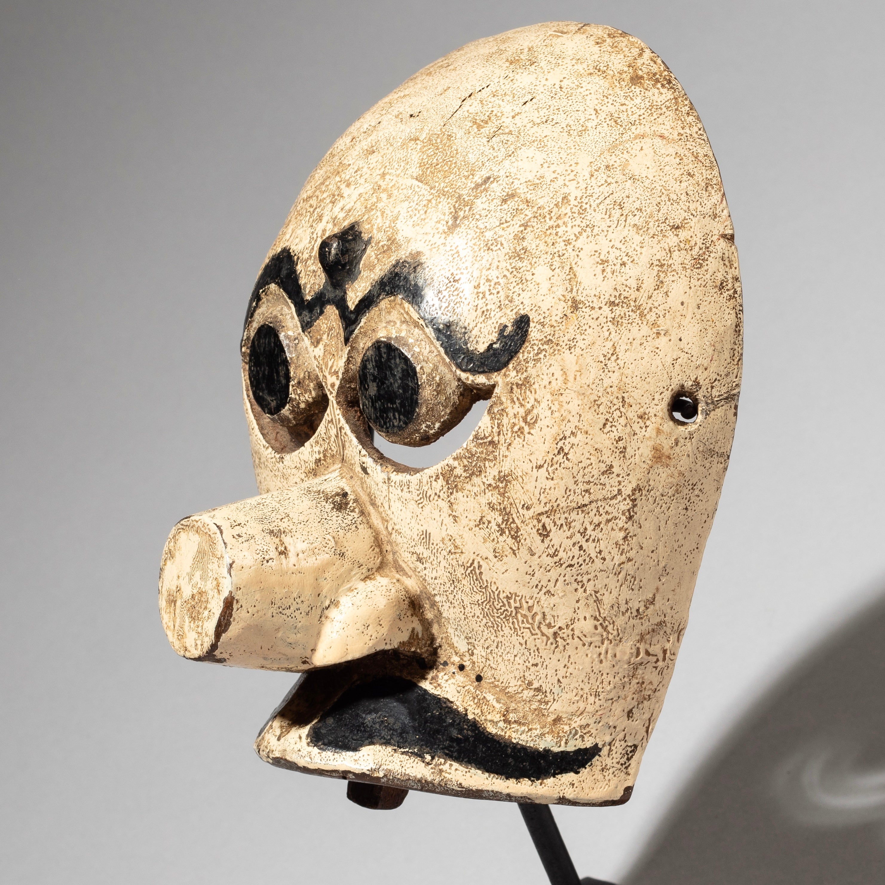 A CHARMING AND COMICAL TOPENG MASK FROM JAVA INDONESIA ( No 4646)