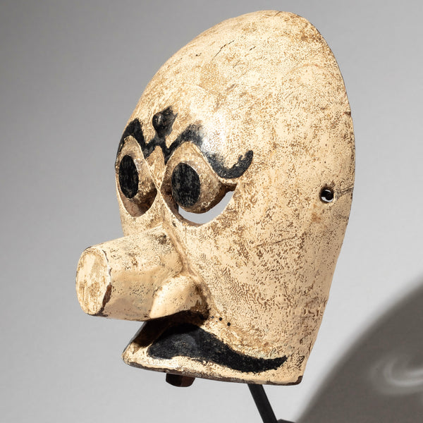 A CHARMING AND COMICAL TOPENG MASK FROM JAVA INDONESIA ( No 4646)