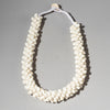 A BUNCH WHITE SHELL NECKLACE FROM PAPUA NEW GUINEA( No 4605 )
