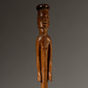 A RARE FIGURATIVE WOODEN STAFF FROM ZULU TRIBE OF SOUTH AFRICA EX UK COLL. ( No 4634 )