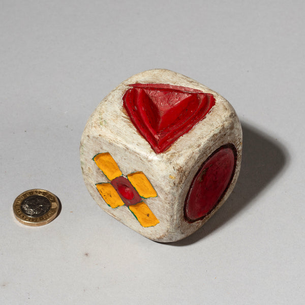 AN EXAGGERATED PICTORIAL DICE, BALI, INDONESIA ( No 4597)