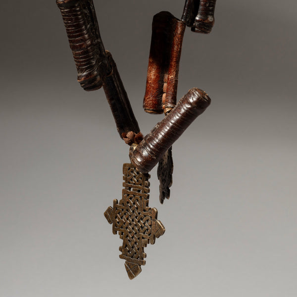 A MAGICAL KITAB TALSMANIC NECKLACE FROM ETHIOPIA  ( No 4627 )